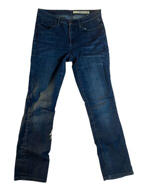 Dkny Women’s Straight Leg Jeans in Dark Blue